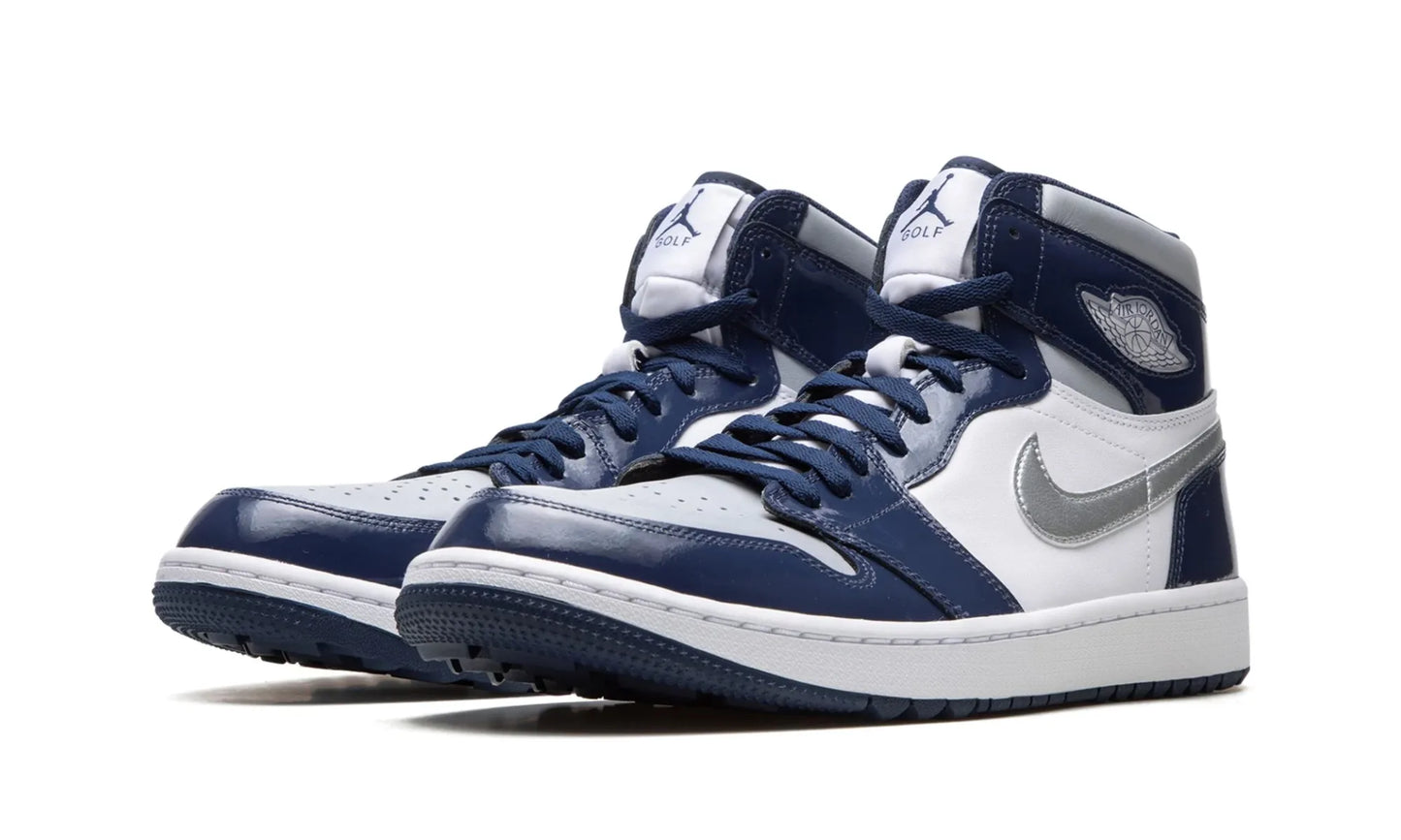 Jordan 1 Retro High Golf Patent Midnight Navy