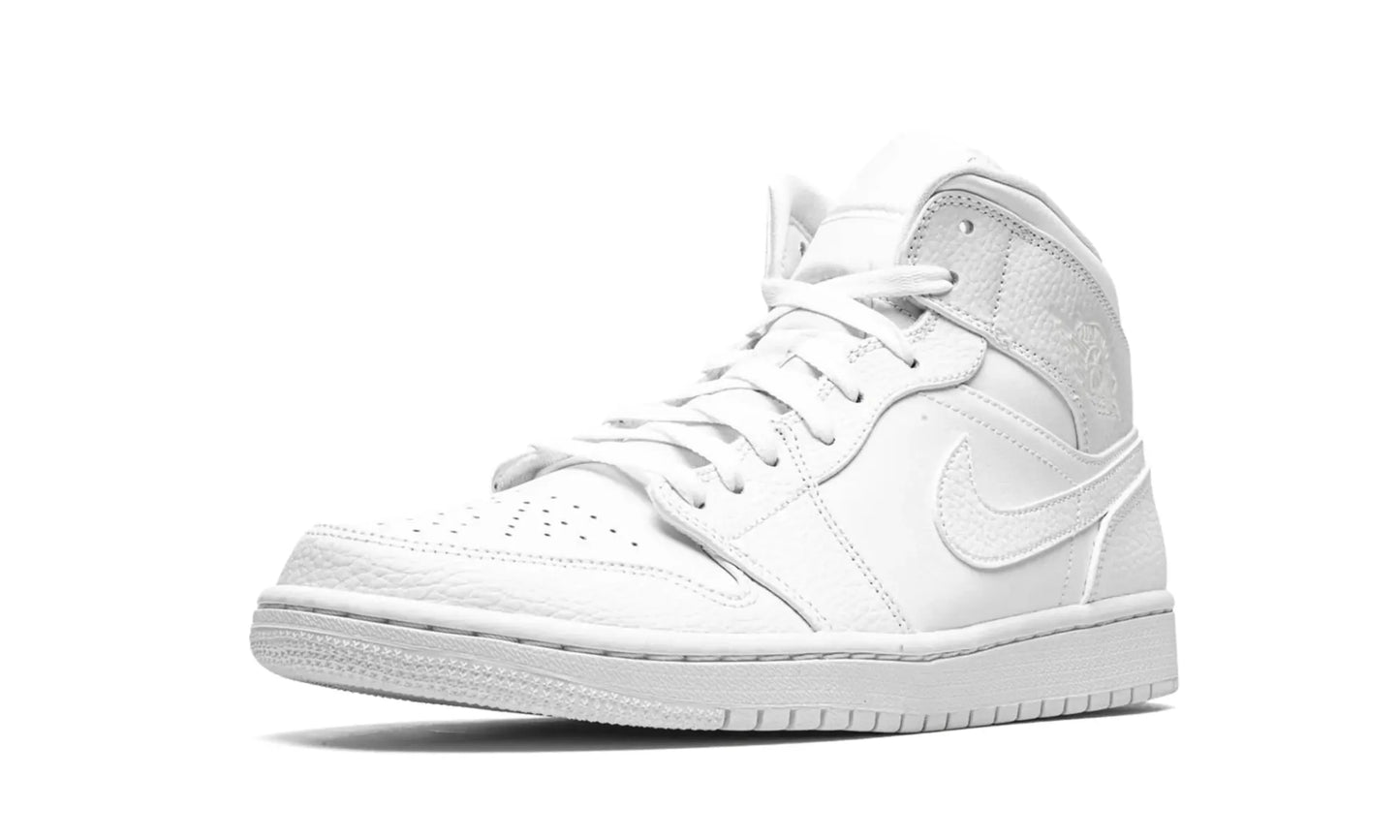 Jordan 1 Mid Triple White 2.0 (2020)