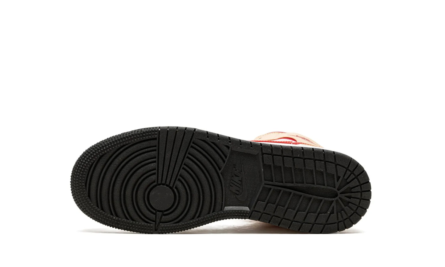 Jordan 1 Mid Light Curry Cardinal (GS)