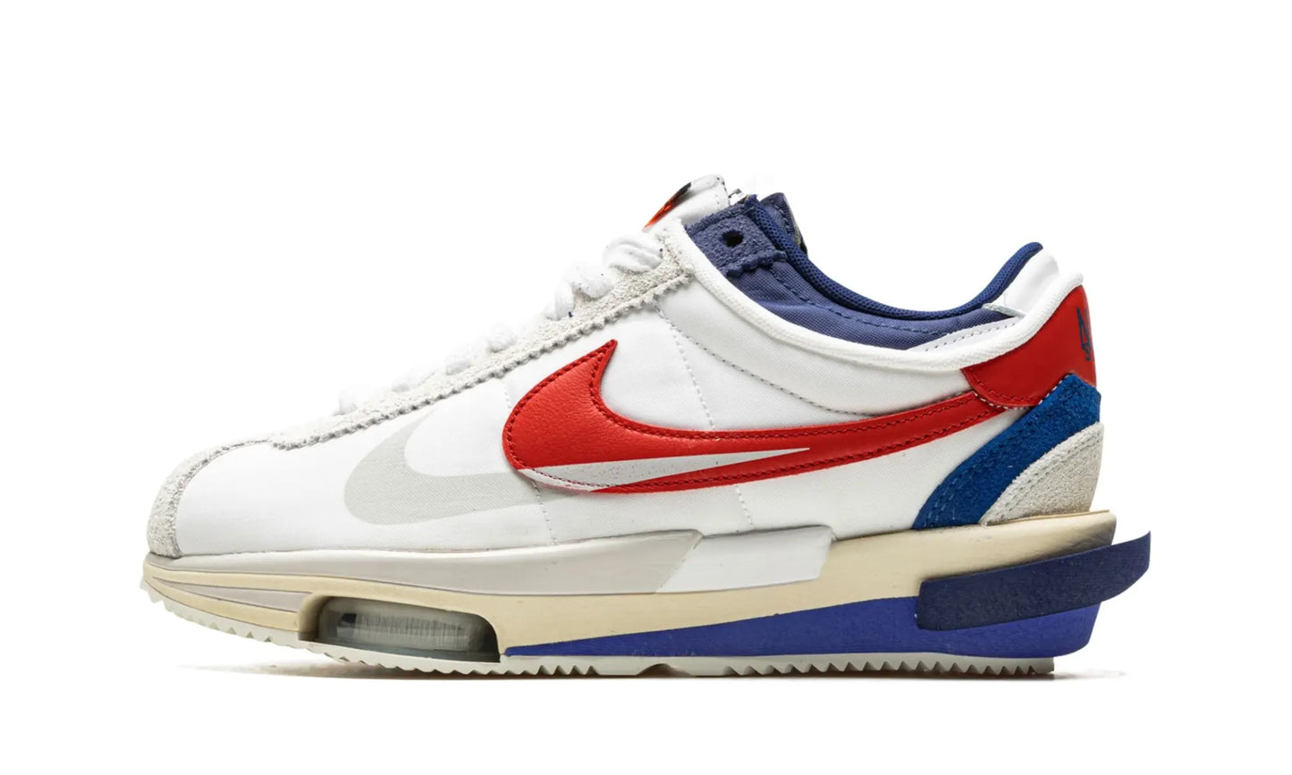 Nike Zoom Cortez SP sacai White University Red Blue