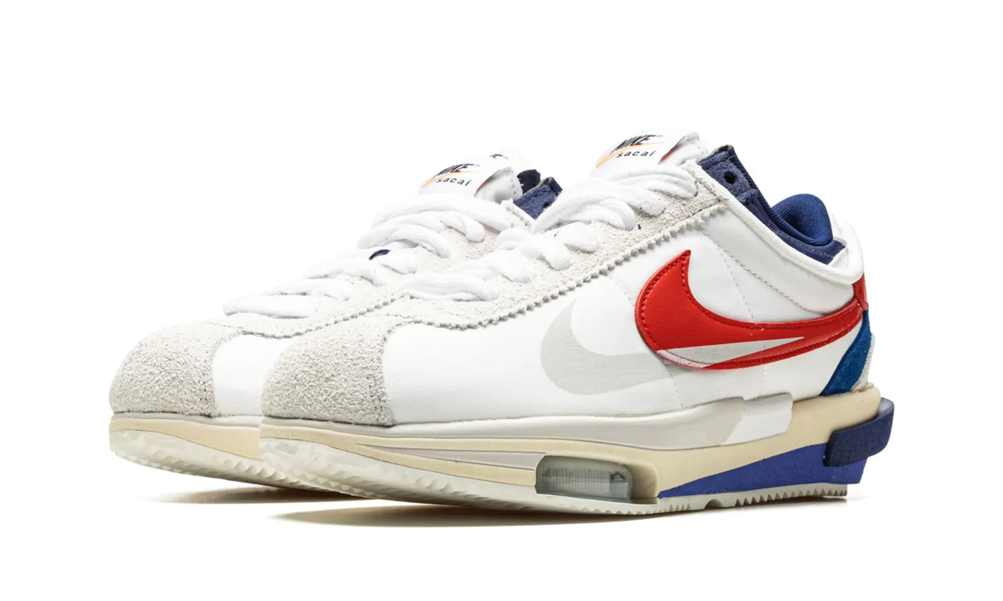 Nike Zoom Cortez SP sacai White University Red Blue