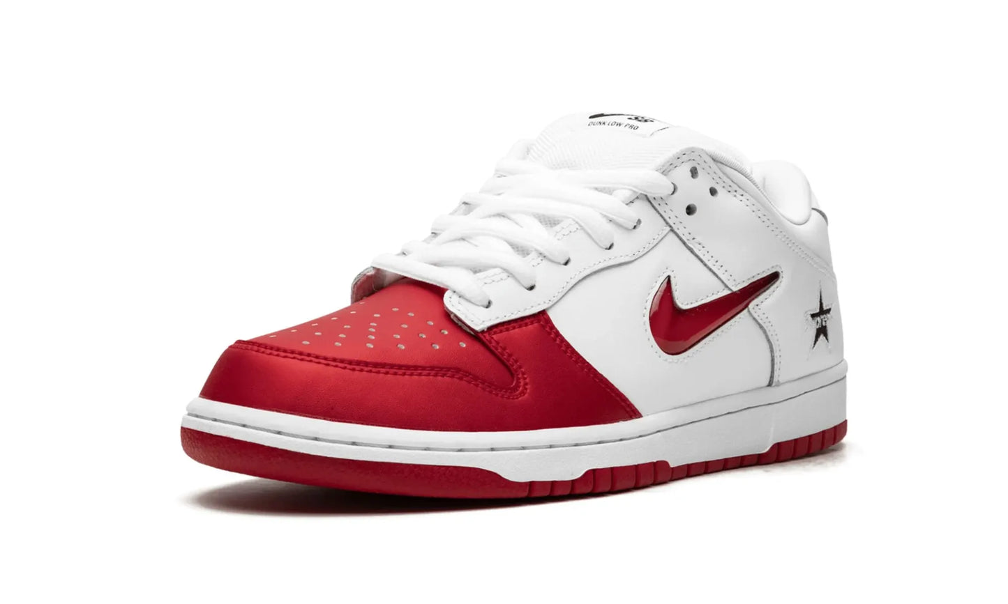 Nike SB Dunk Low Supreme Jewel Swoosh Red