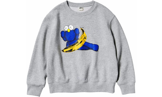 KAWS x Uniqlo Warhol Graphic 472951 Sweatshirt Gray