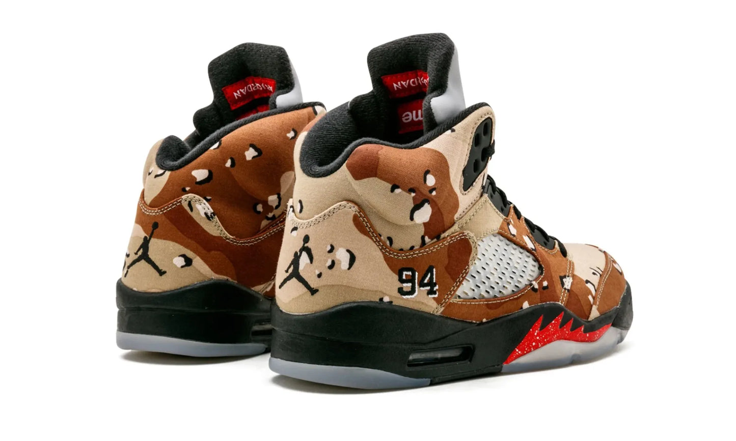 Jordan 5 Retro Supreme Desert Camo