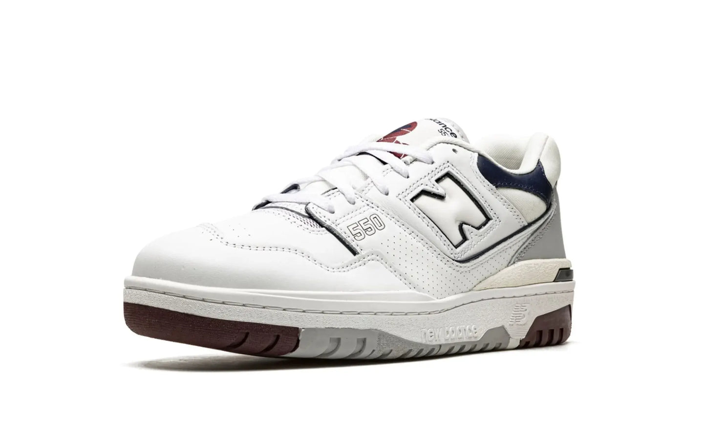 New Balance 550 White Natural Indigo Burgundy