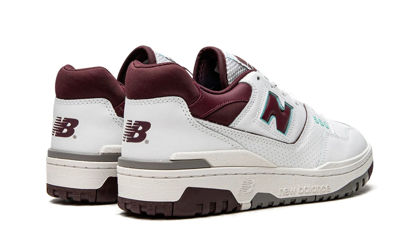 New Balance 550 Burgundy Cyan