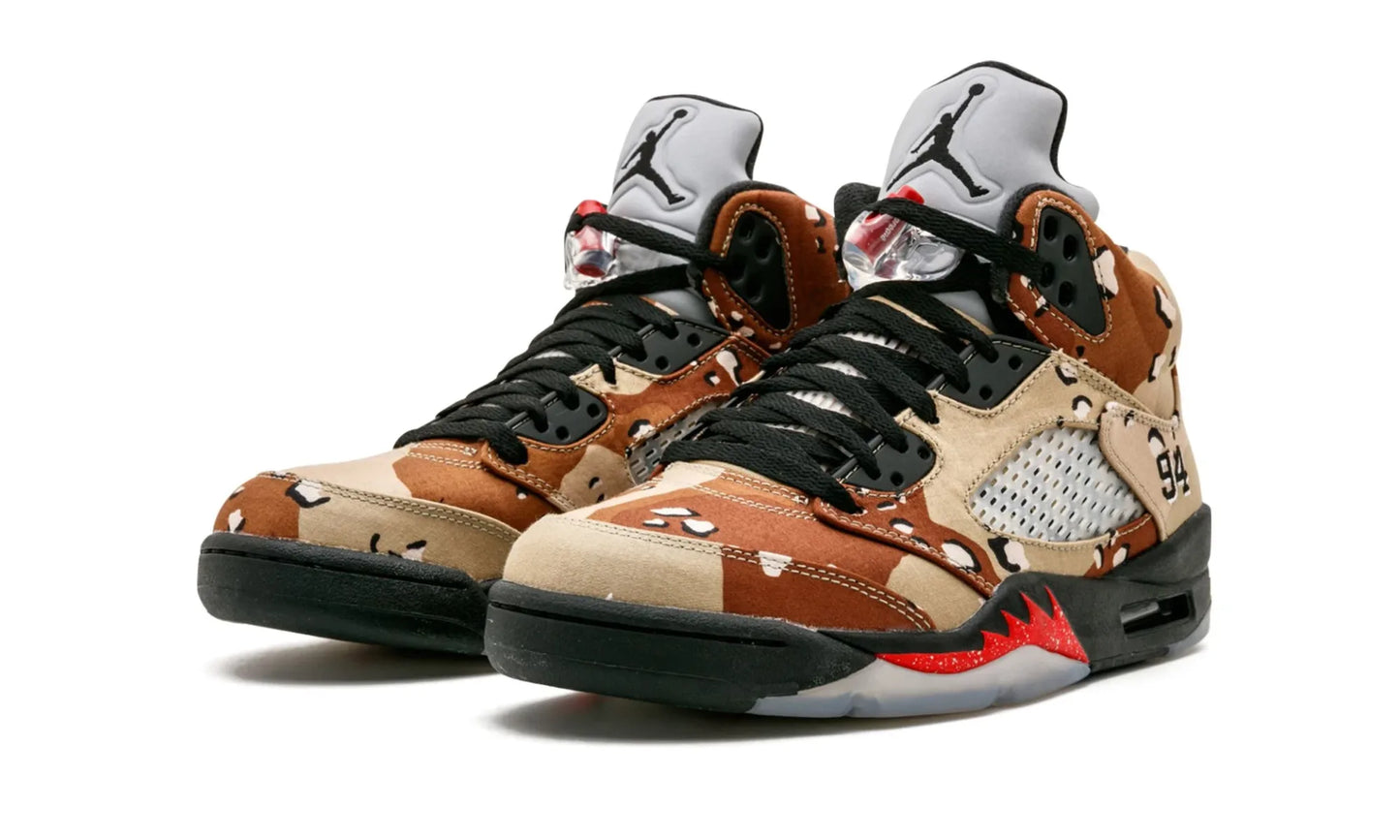 Jordan 5 Retro Supreme Desert Camo