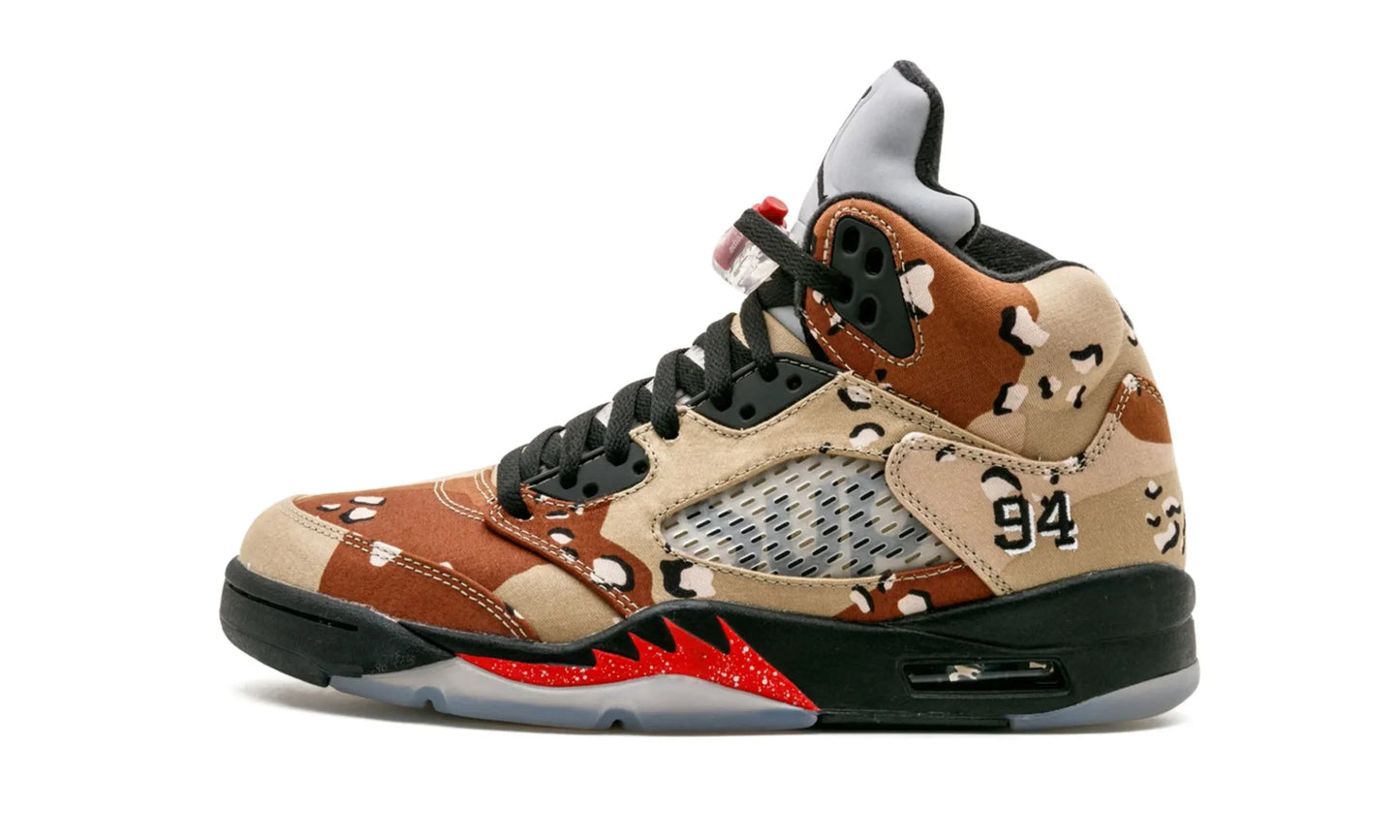 Jordan 5 Retro Supreme Desert Camo