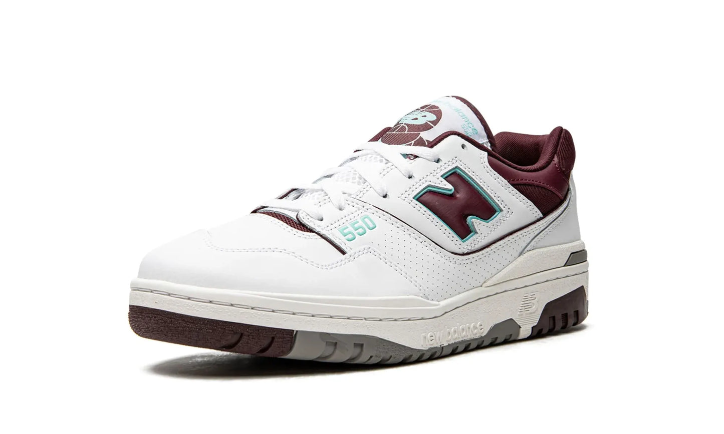 New Balance 550 Burgundy Cyan