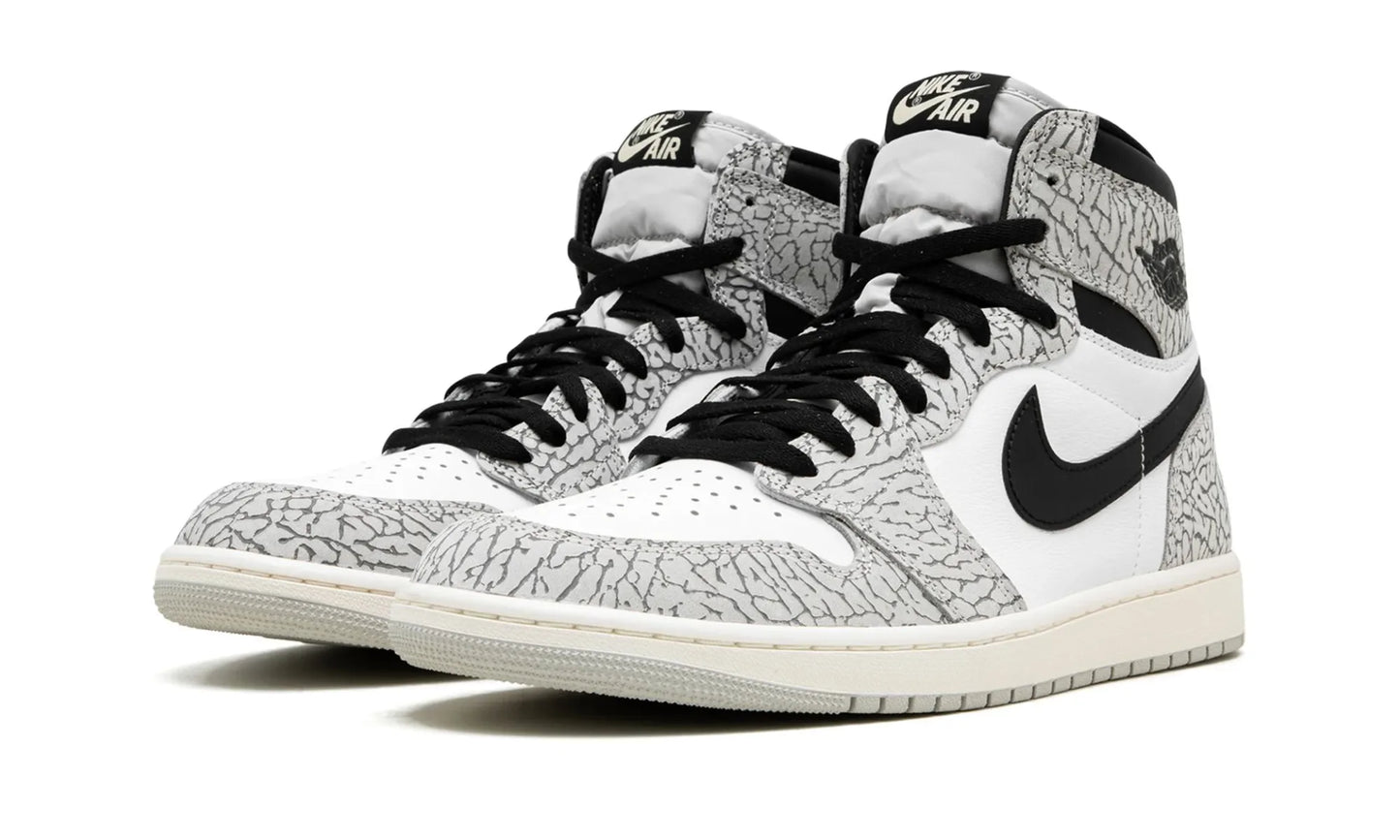 Jordan 1 Retro High OG White Cement