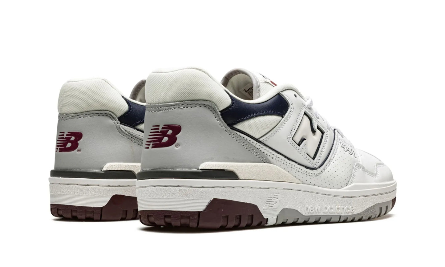 New Balance 550 White Natural Indigo Burgundy